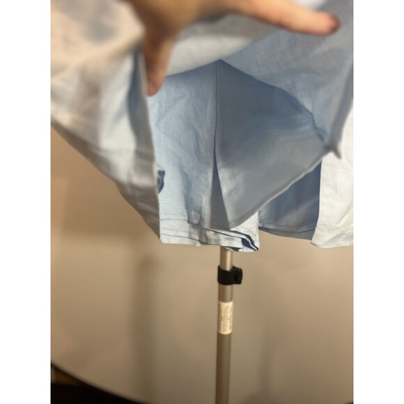 Amanda Uprichard Matea  Skort Romper POWDER BLUE Sz S /100% AUTHENTIC- NWT - Picture 9 of 16